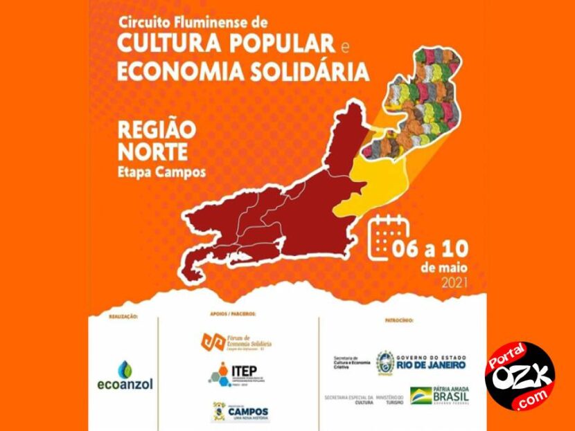 Campos/RJ presente no Circuito Fluminense de Cultura Popular e Economia Solidária