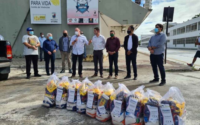 5 mil cestas básicas para economia solidária e escolas de samba, no estado do Espirito Santo
